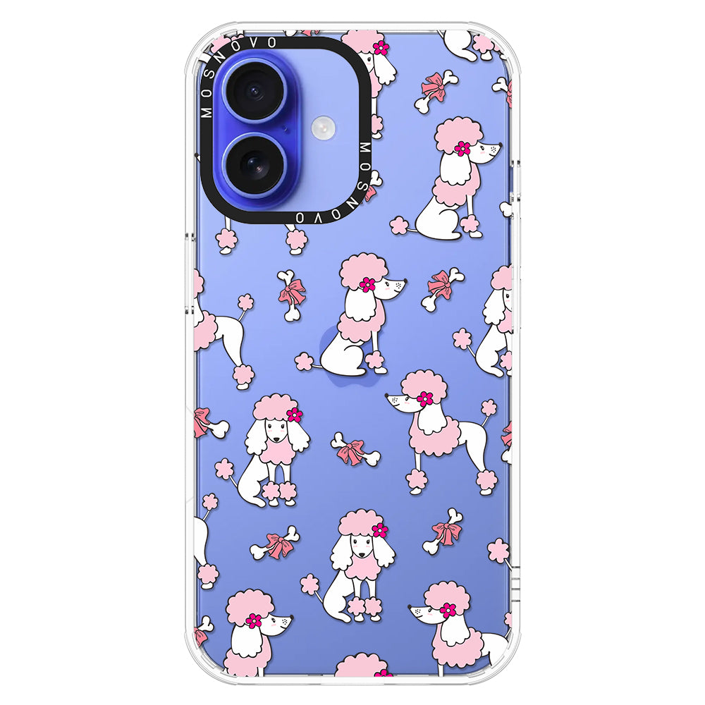 Cute Poodle Phone Case - iPhone 16 Case - MOSNOVO