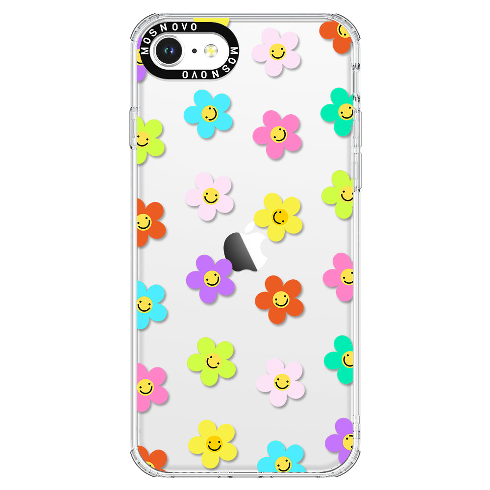 Smile Floral Phone Case - iPhone SE 2022 Case