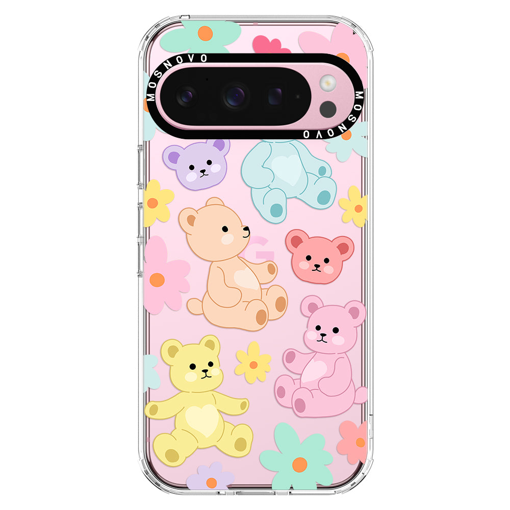 Cute Teddy Bear Phone Case - Google Pixel 9 Pro Case