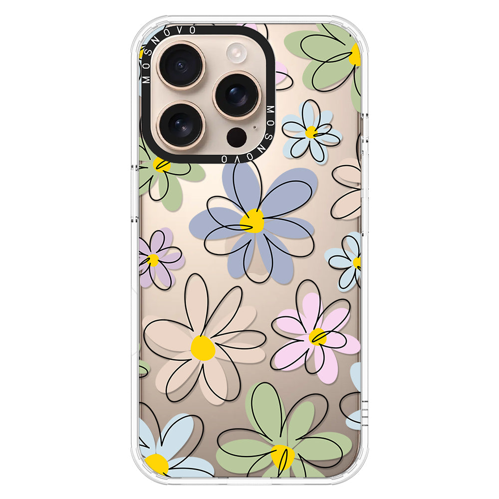 Linear Blooms Phone Case - iPhone 16 Pro Case