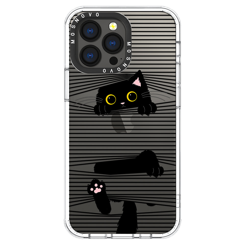 Hidden Black Cat Phone Case - iPhone 13 Pro Case