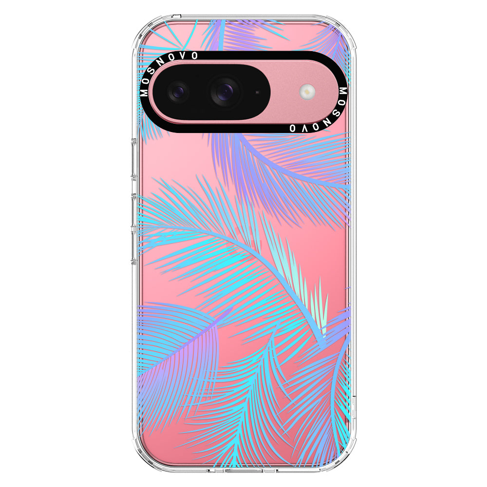 Gradient Tropical Palm Leaf Phone Case - Google Pixel 9 Case