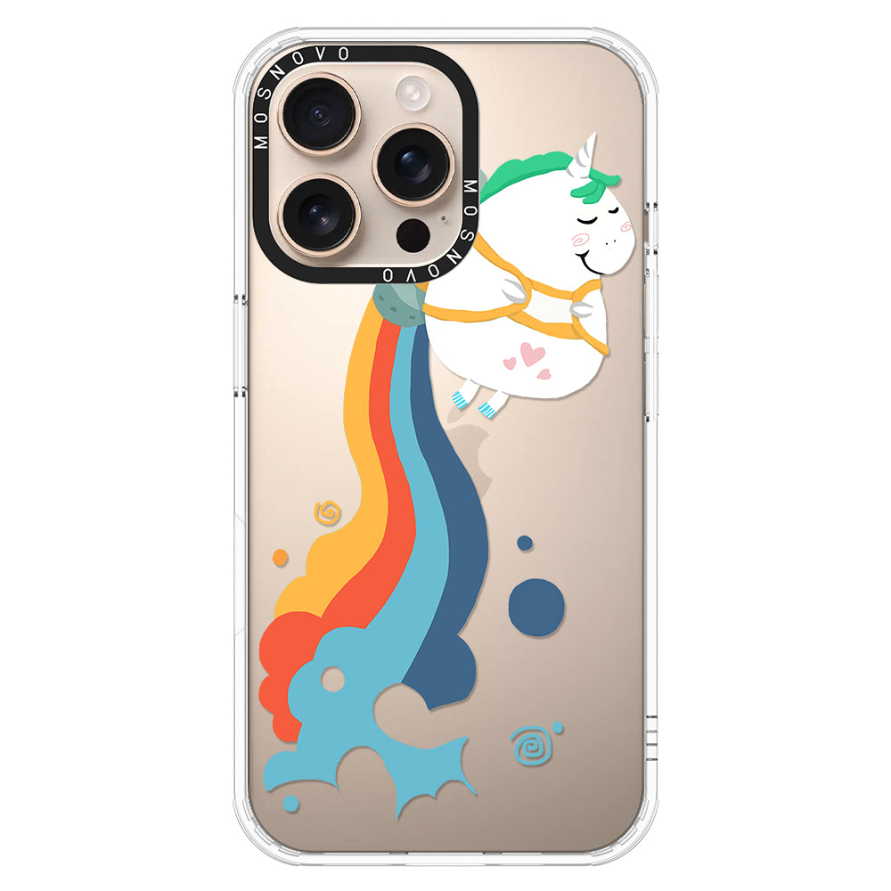 Cute Rainbow Unicorn Phone Case - iPhone 16 Pro Max Case - MOSNOVO