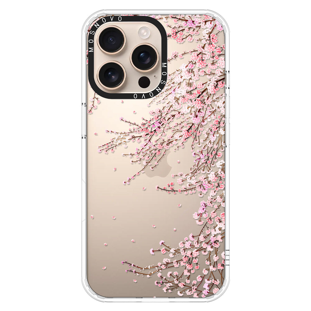 Cherry Blossom Phone Case - iPhone 16 Pro Max Case - MOSNOVO