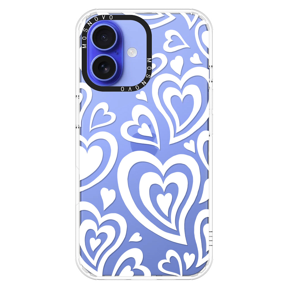 Twist Heart Phone Case - iPhone 16 Plus Case - MOSNOVO