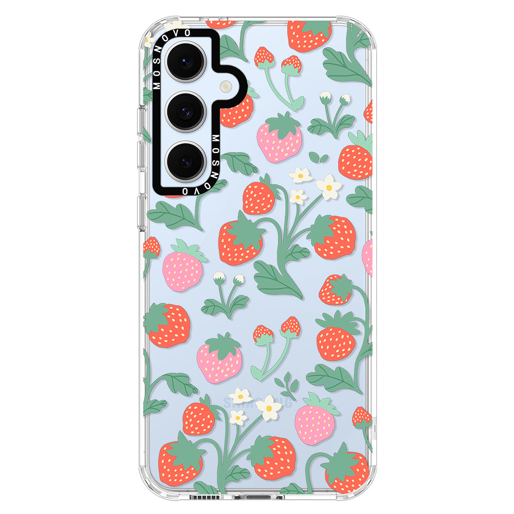 Cute Strawberry Phone Case - Samsung Galaxy S24 FE Case - MOSNOVO