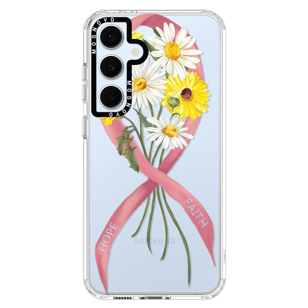 Breast Awareness Phone Case - Samsung Galaxy S24 FE Case - MOSNOVO