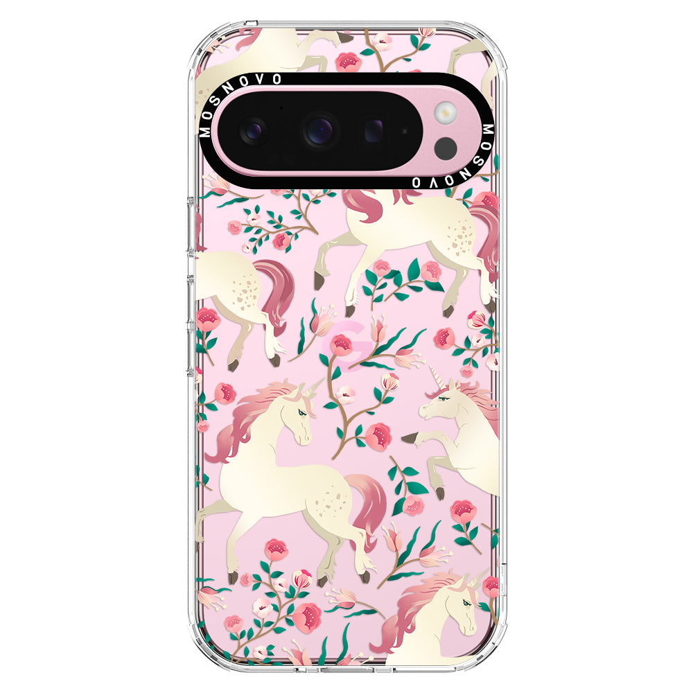 Unicorn Flower Garden Phone Case - Google Pixel 9 Pro Case