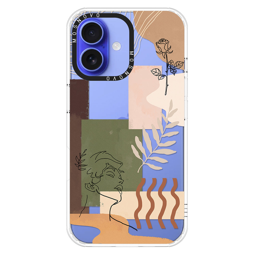 Modern Art Phone Case - iPhone 16 Plus Case - MOSNOVO