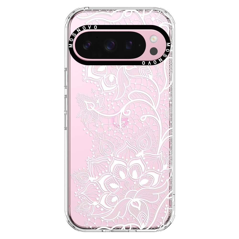 White Lotus Henna Phone Case - Google Pixel 9 Pro Case