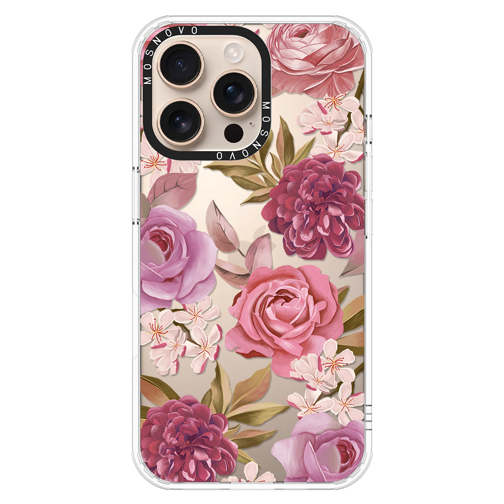 Blossom Flowe Floral Phone Case - iPhone 16 Pro Max Case - MOSNOVO