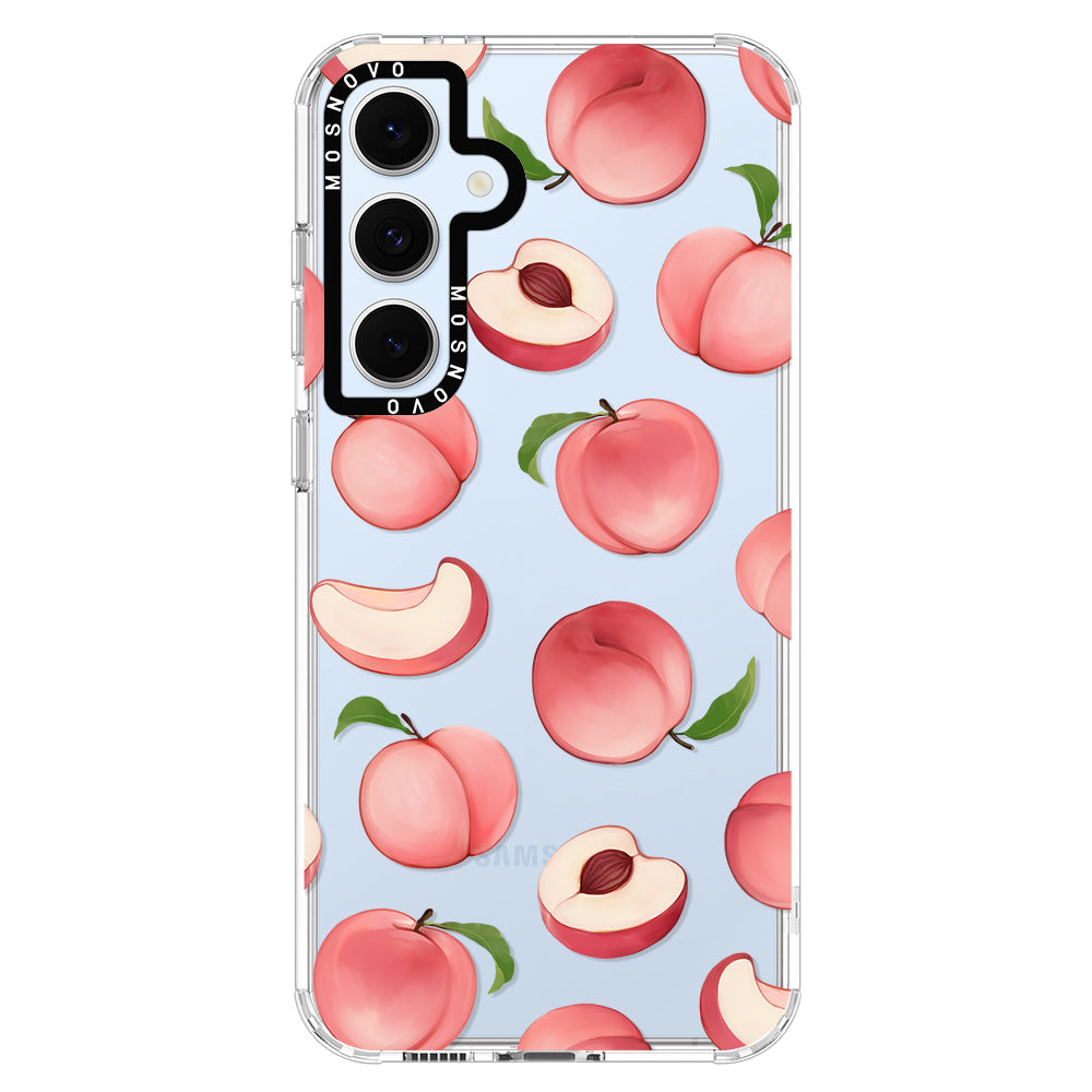 Cute Peach Phone Case - Samsung Galaxy S24 FE Case - MOSNOVO