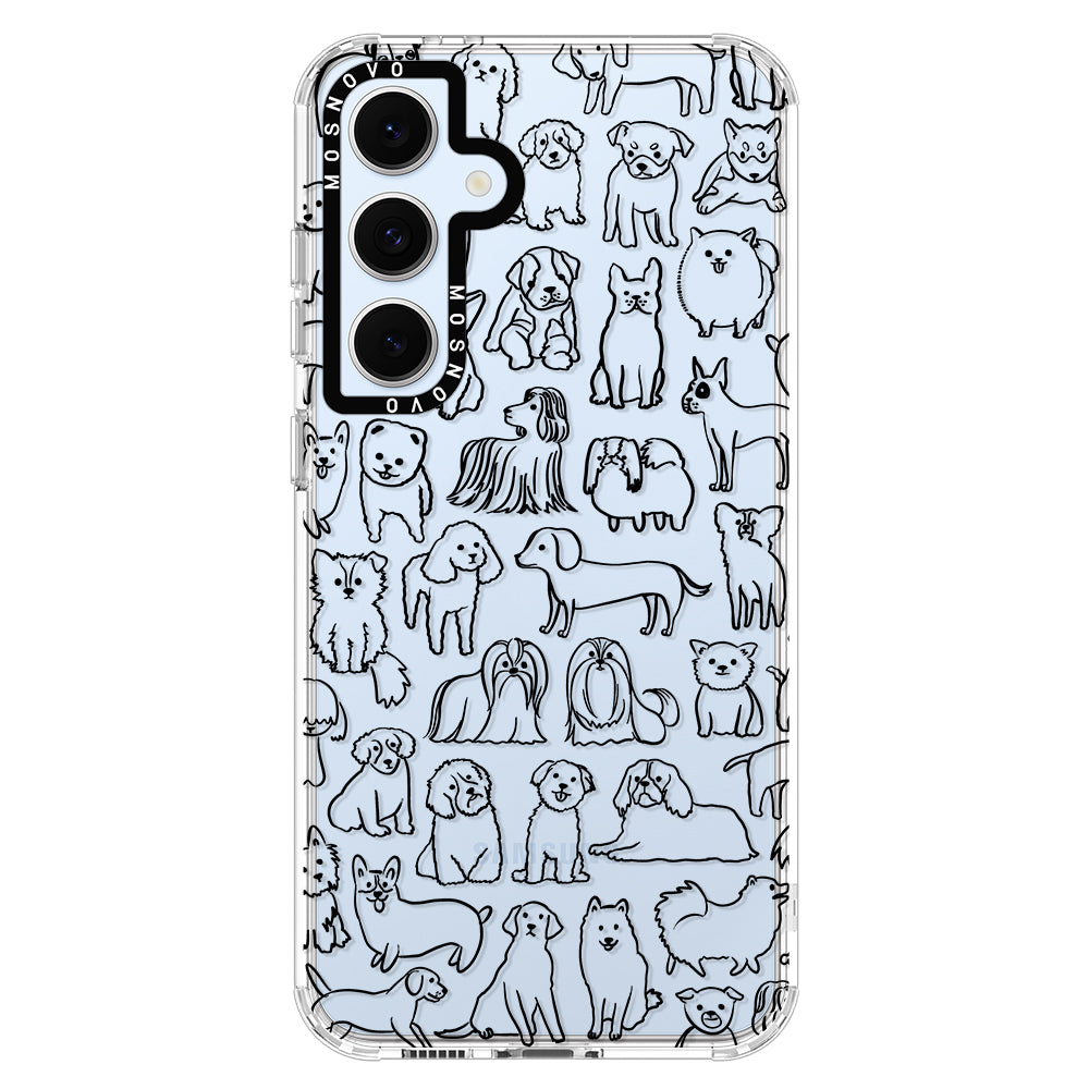 Dogs Phone Case - Samsung Galaxy S24 FE Case - MOSNOVO