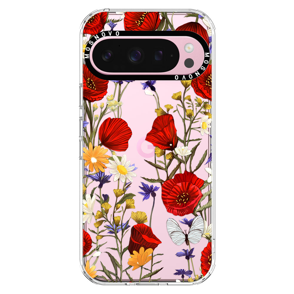 Poppy Floral Phone Case - Google Pixel 9 Pro XL Case