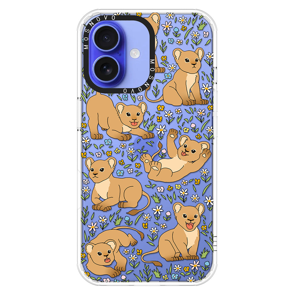 Cute Lion Phone Case - iPhone 16 Plus Case - MOSNOVO