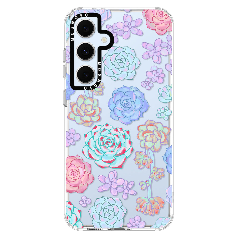 Succulents Phone Case - Samsung Galaxy S24 FE Case - MOSNOVO