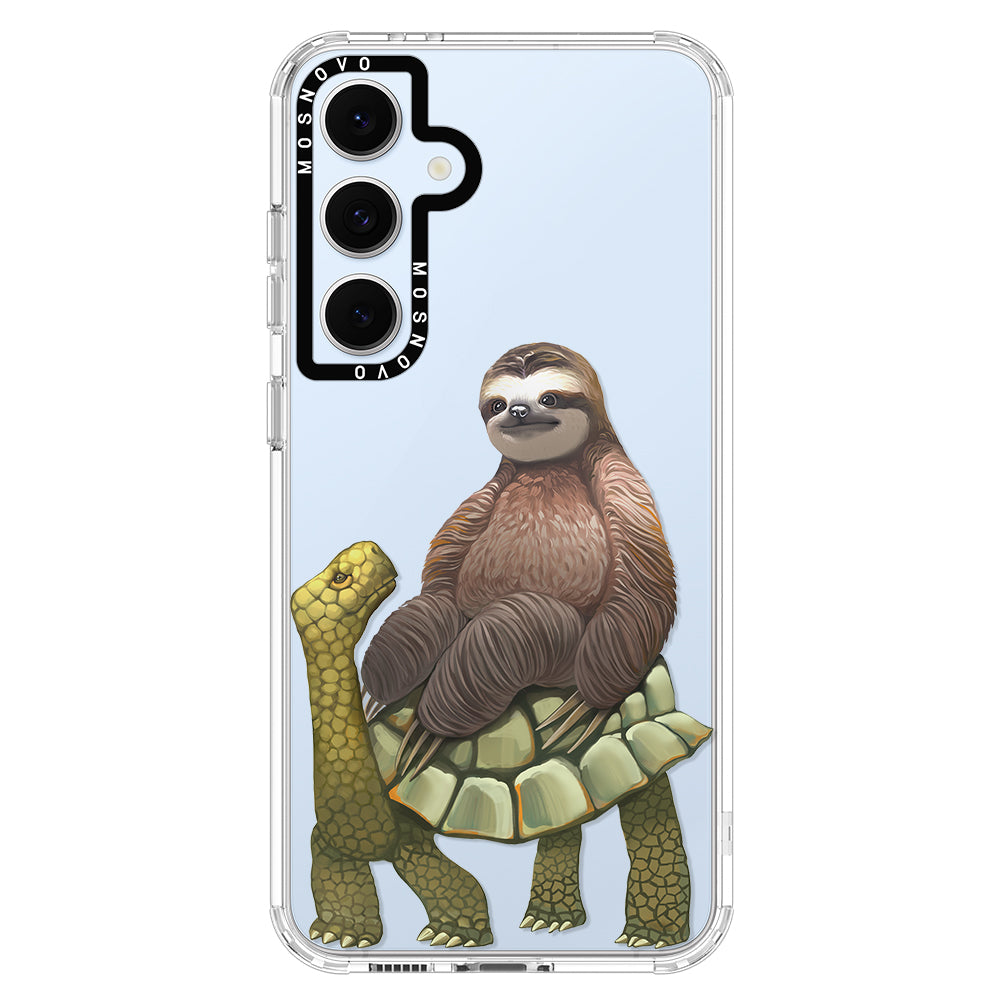 Sloth Turtle Phone Case - Samsung Galaxy S24 FE Case - MOSNOVO