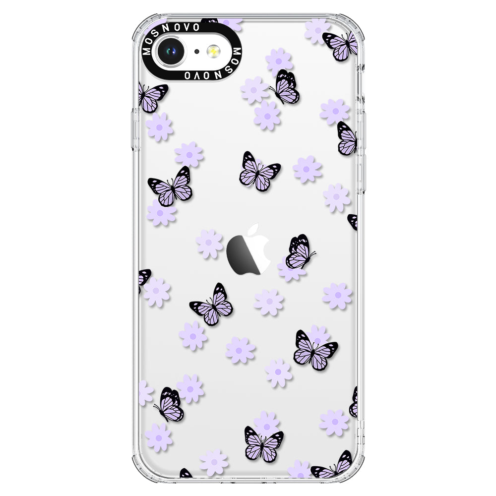 Lilac Butterfly Phone Case - iPhone SE 2022 Case