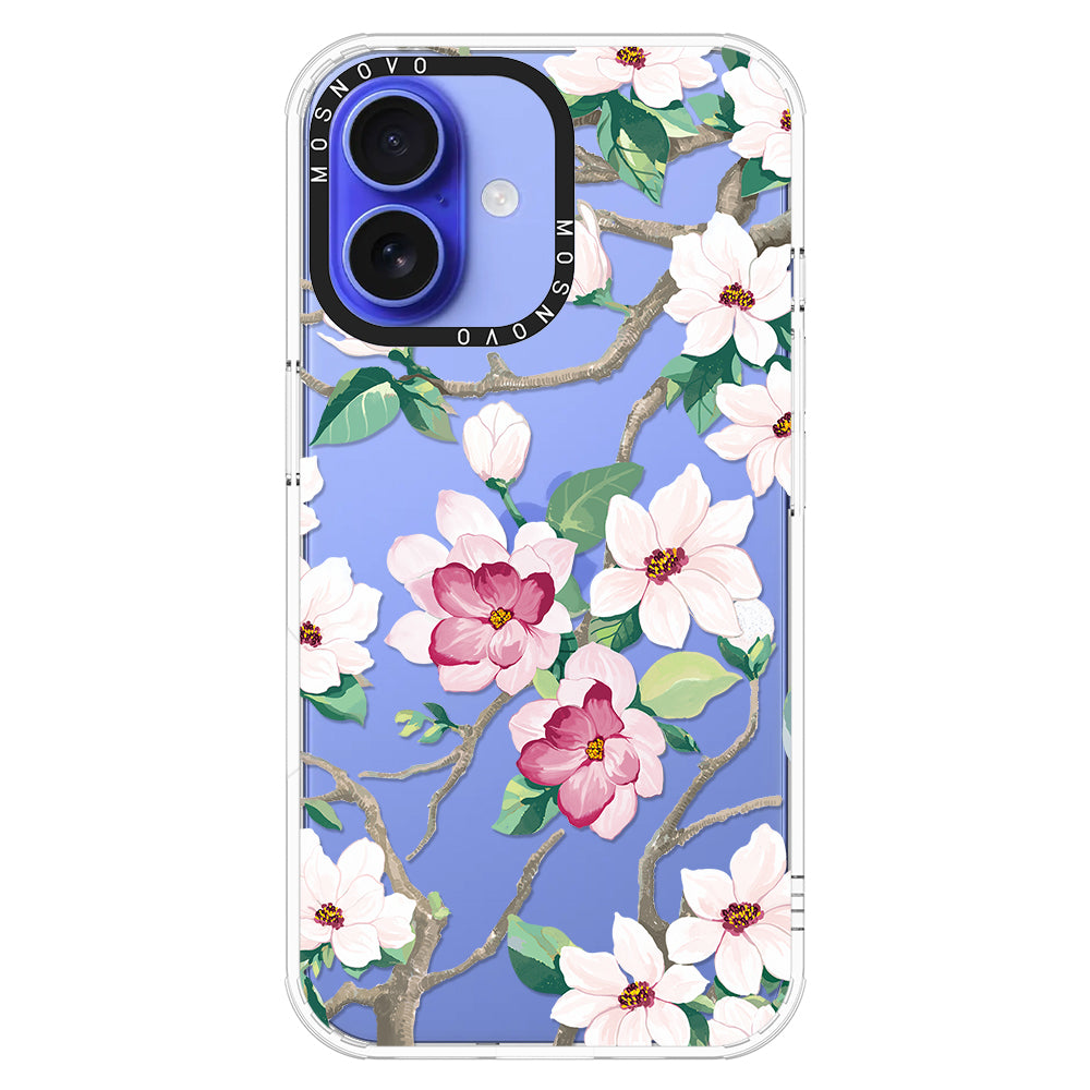 Magnolia Phone Case - iPhone 16 Case - MOSNOVO