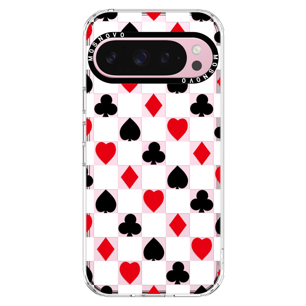 Checker Poker Phone Case - Google Pixel 9 Pro Case