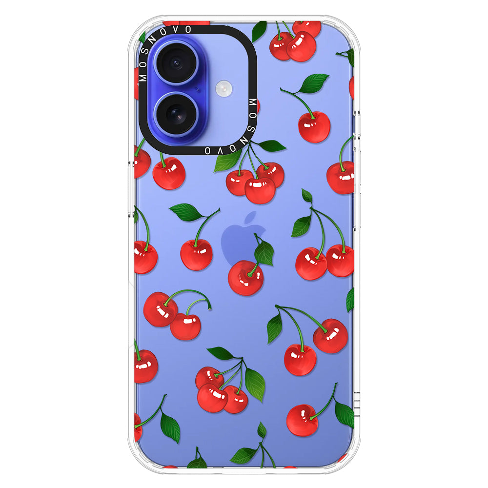 Poppy Cherry Phone Case - iPhone 16 Plus Case - MOSNOVO