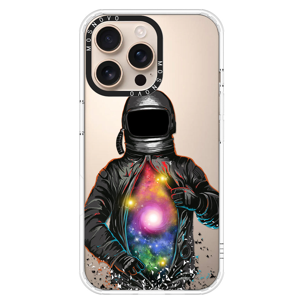 Mystery Astronaut Phone Case - iPhone 16 Pro Max Case - MOSNOVO