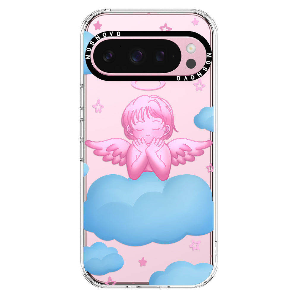 Pink Serenity Angel Phone Case - Google Pixel 9 Pro XL Case