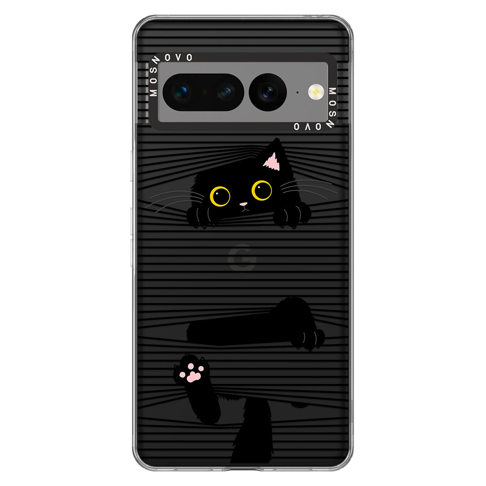 Hidden Black Cat Phone Case - Google Pixel 7 Pro Case