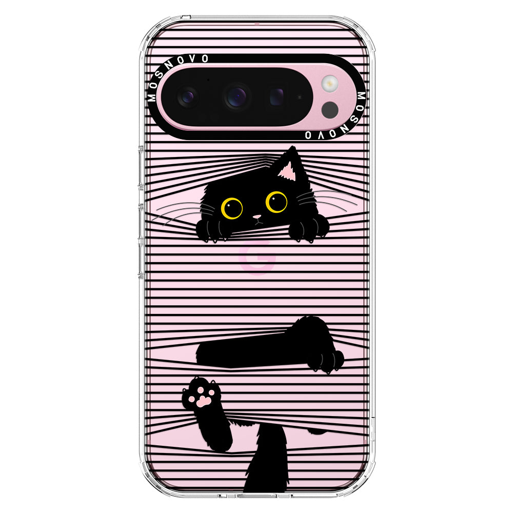 Hidden Black Cat Phone Case - Google Pixel 9 Pro Case