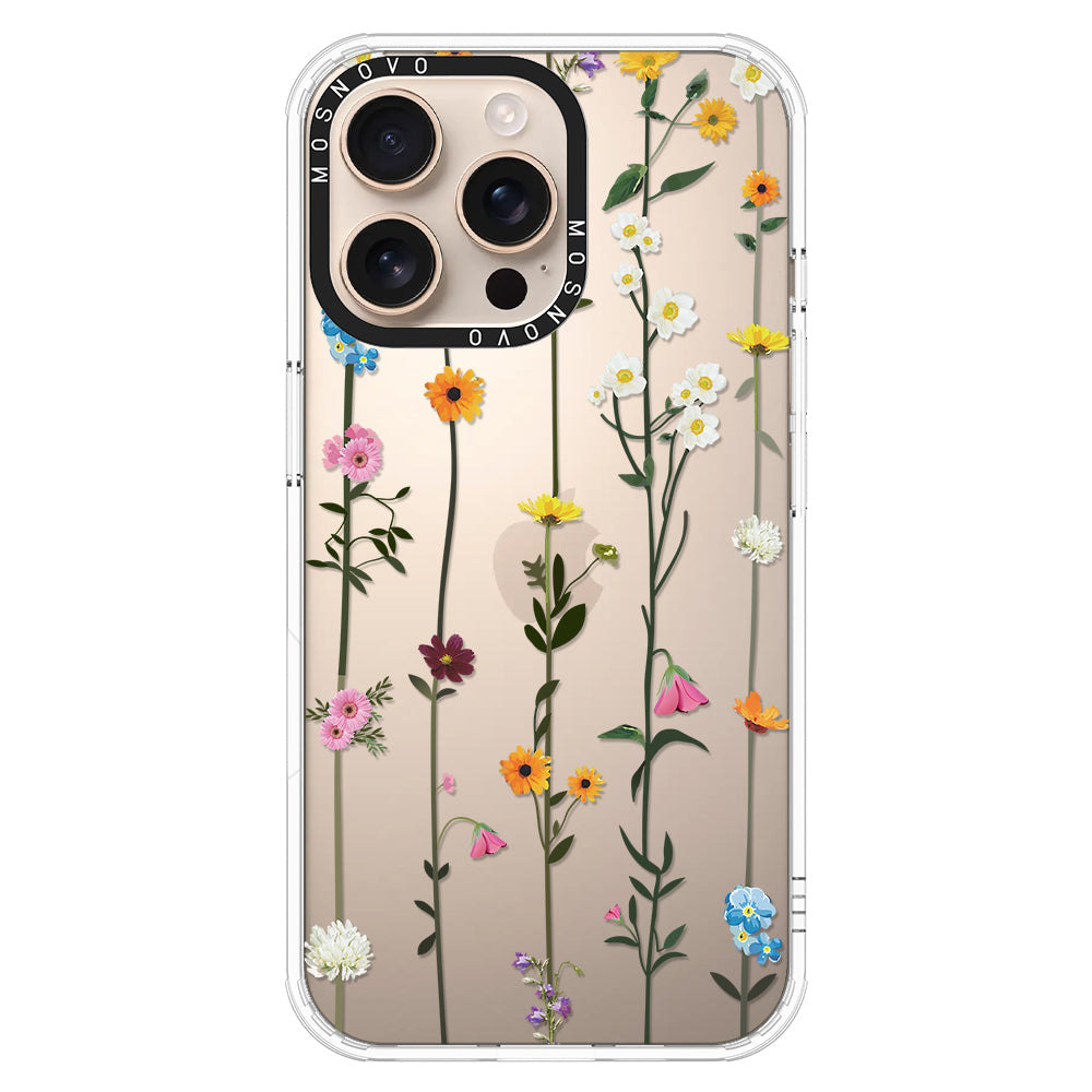 Wildflowers Phone Case - iPhone 16 Pro Max Case - MOSNOVO