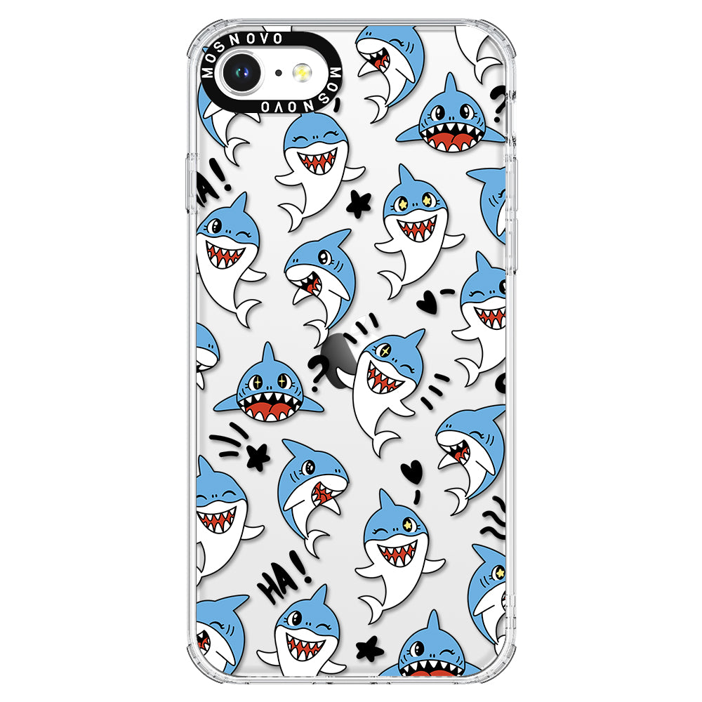 Cute Sharks Phone Case - iPhone SE 2022 Case