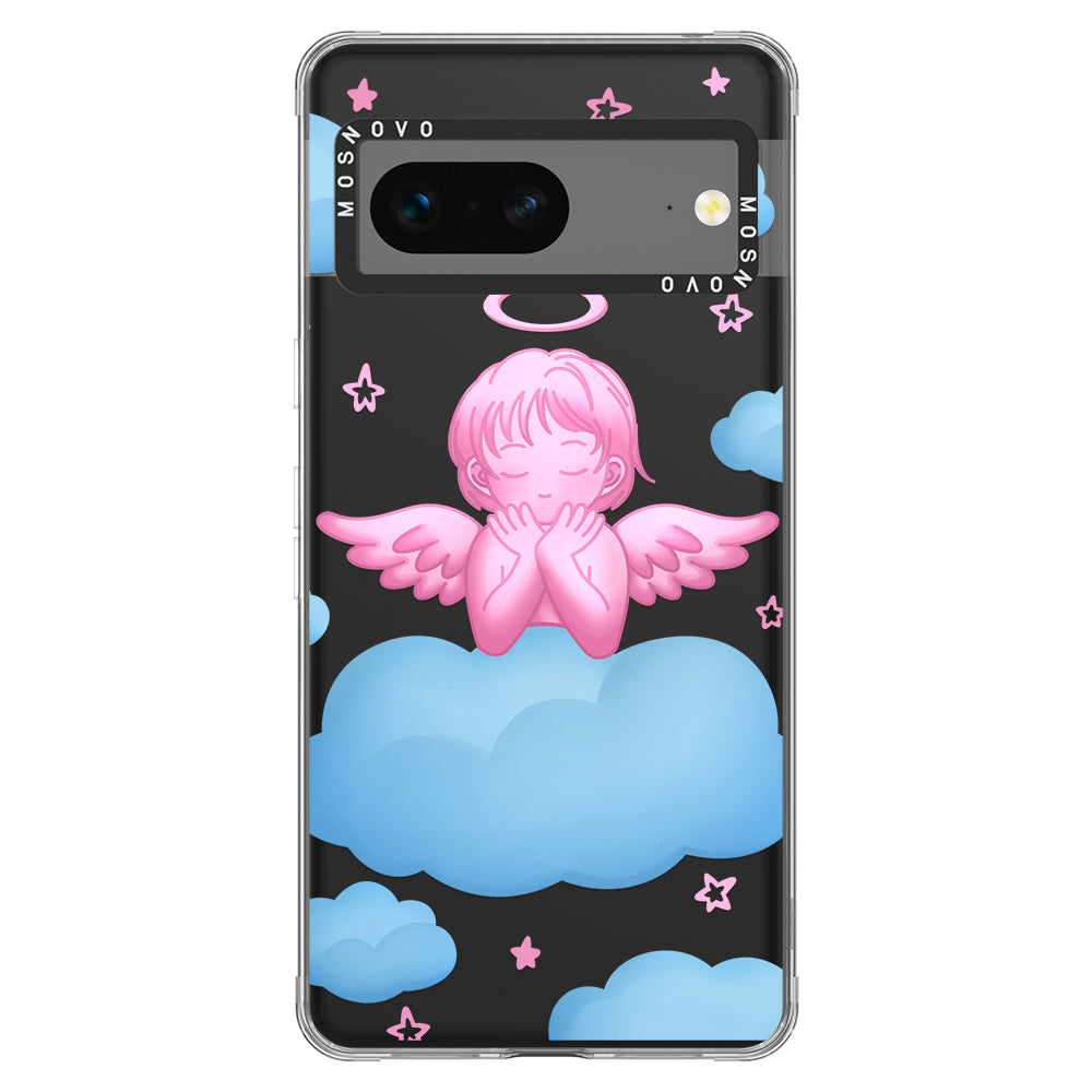 Pink Serenity Angel Phone Case - Google Pixel 7 Case