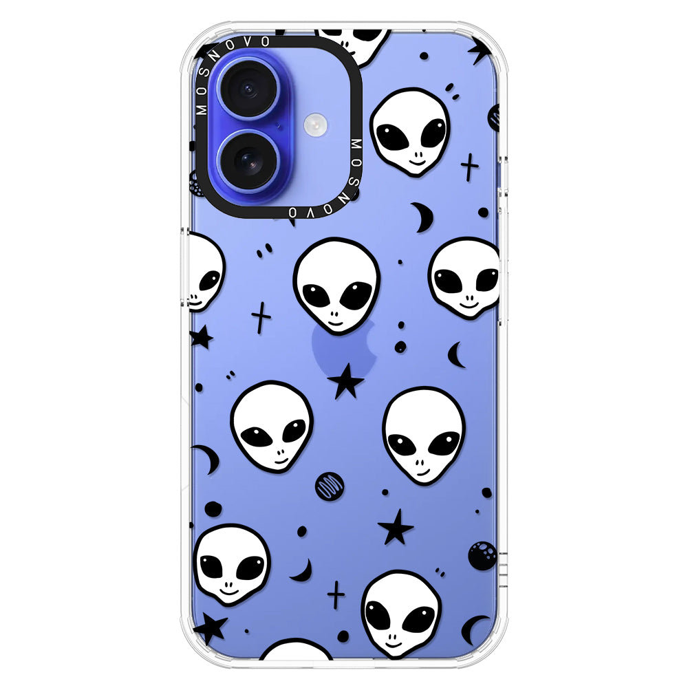 Cute Alien Phone Case - iPhone 16 Plus Case - MOSNOVO