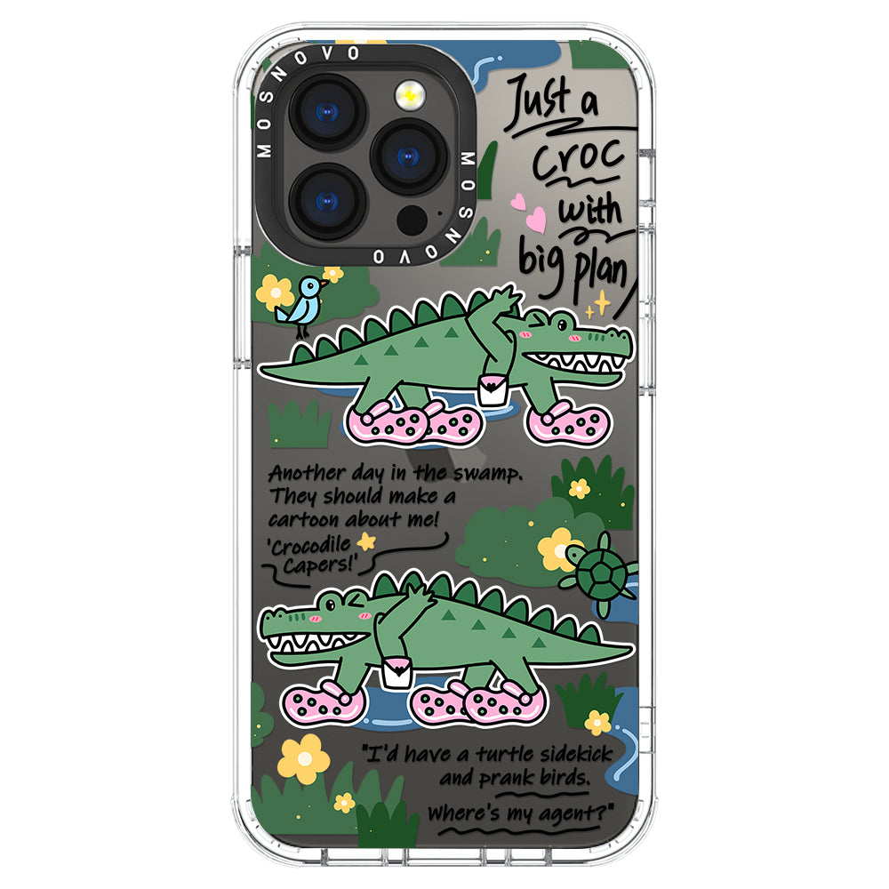 Croc with Big Plan Phone Case - iPhone 13 Pro Case