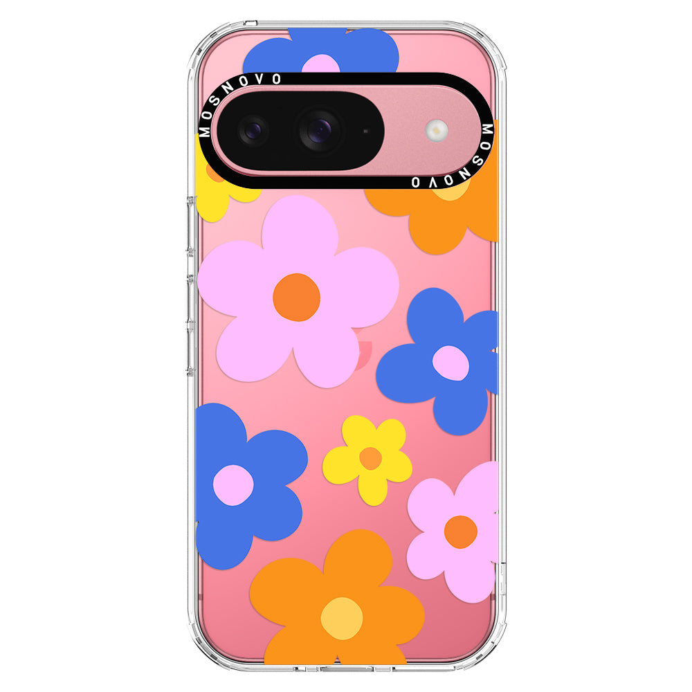 60's Groovy Flower Phone Case - Google Pixel 9 Case