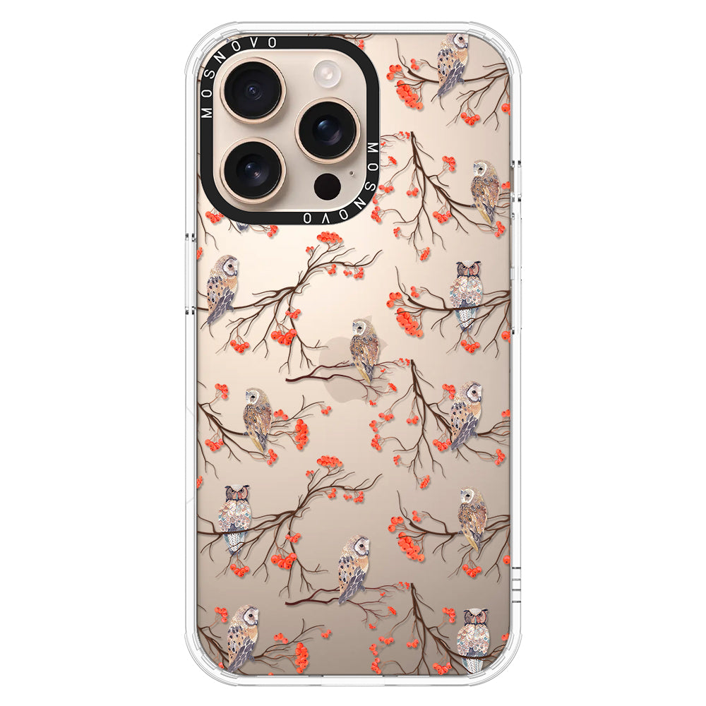 Owl Phone Case - iPhone 16 Pro Max Case - MOSNOVO