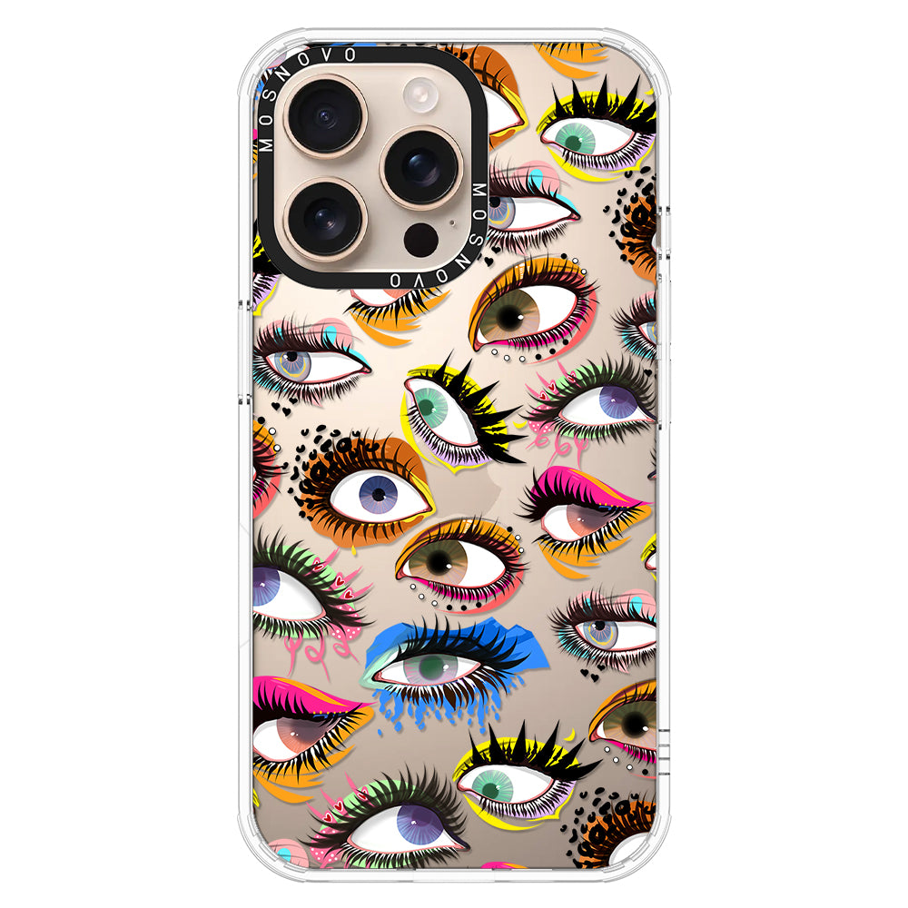 Eyes Phone Case - iPhone 16 Pro Max Case - MOSNOVO