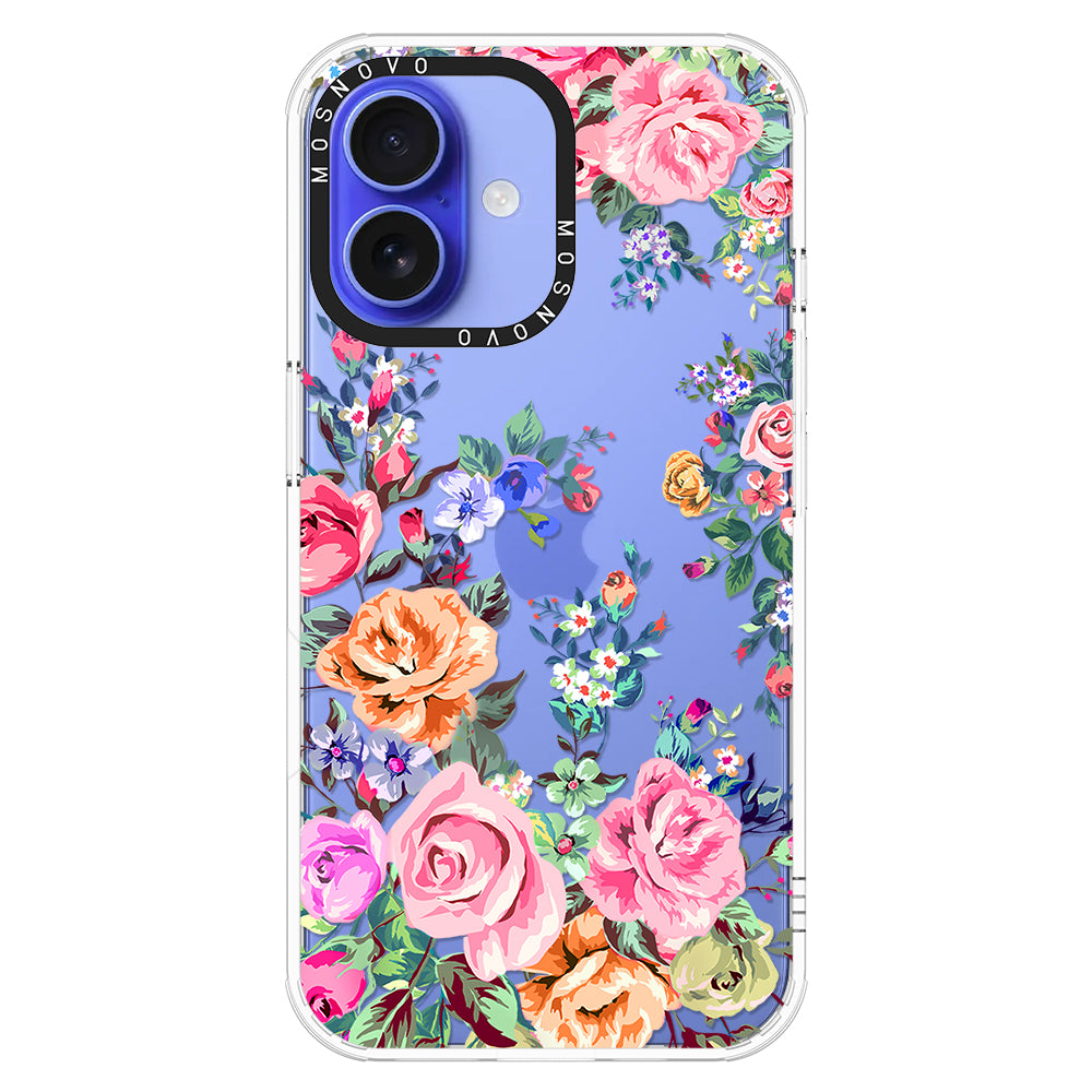 Flower Garden Phone Case - iPhone 16 Plus Case - MOSNOVO