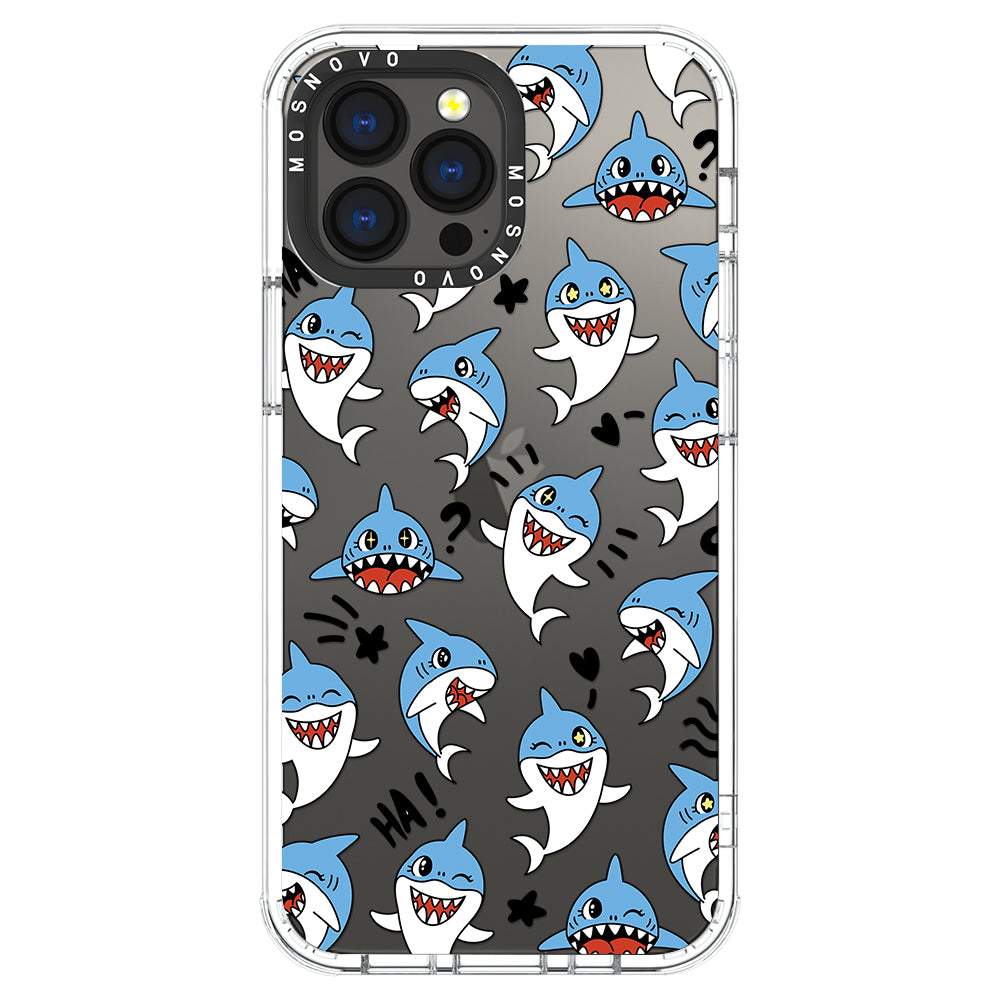 Cute Sharks Phone Case - iPhone 13 Pro Max Case