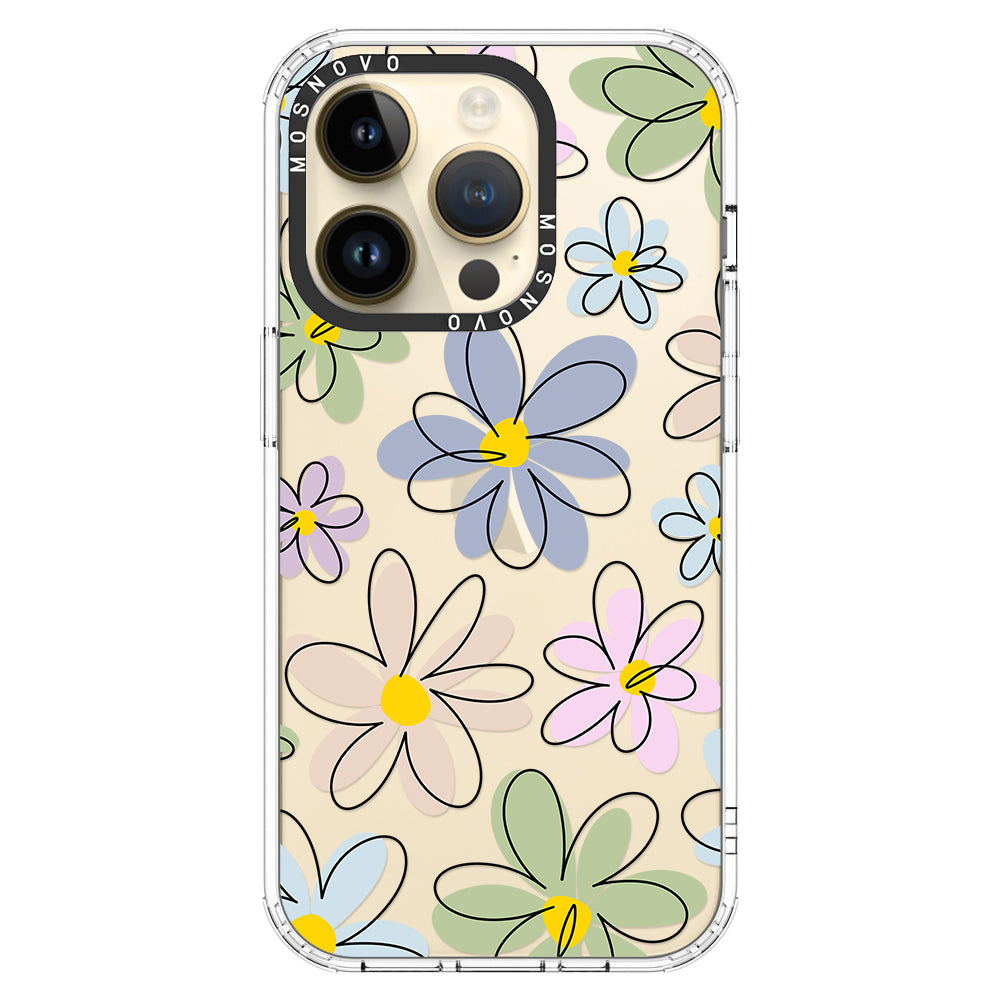 Linear Blooms Phone Case - iPhone 14 Pro Case