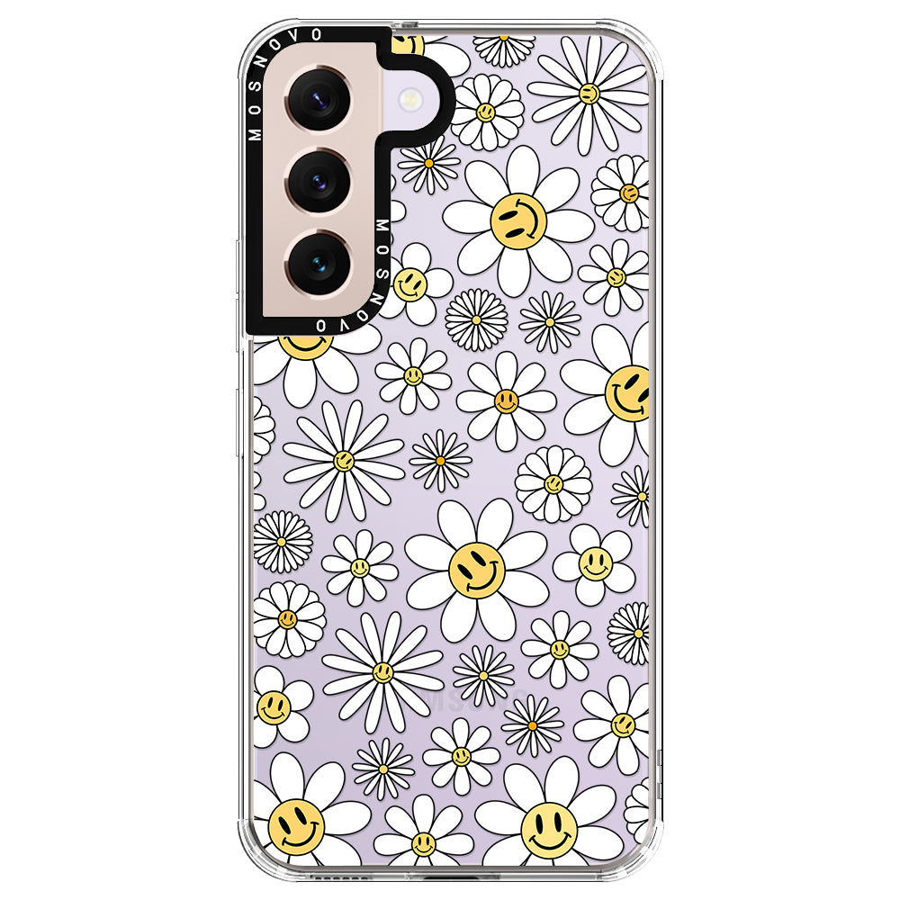 Happy Daisy Blooms Phone Case - Samsung Galaxy S22 Plus Case