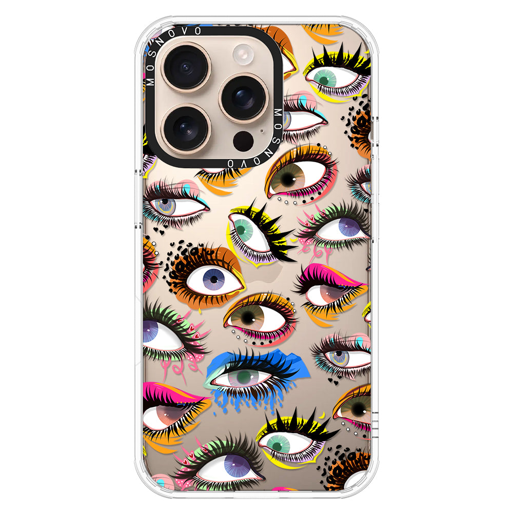 Eyes Phone Case - iPhone 16 Pro Case - MOSNOVO