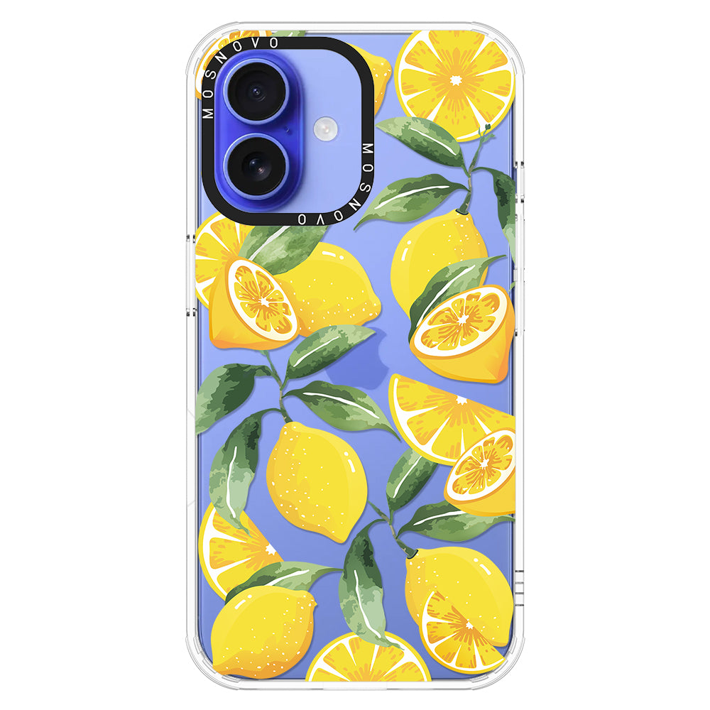 Lemon Phone Case - iPhone 16 Case - MOSNOVO