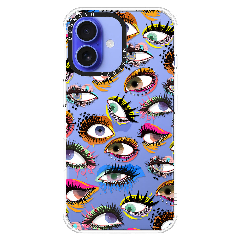 Eyes Phone Case - iPhone 16 Case - MOSNOVO