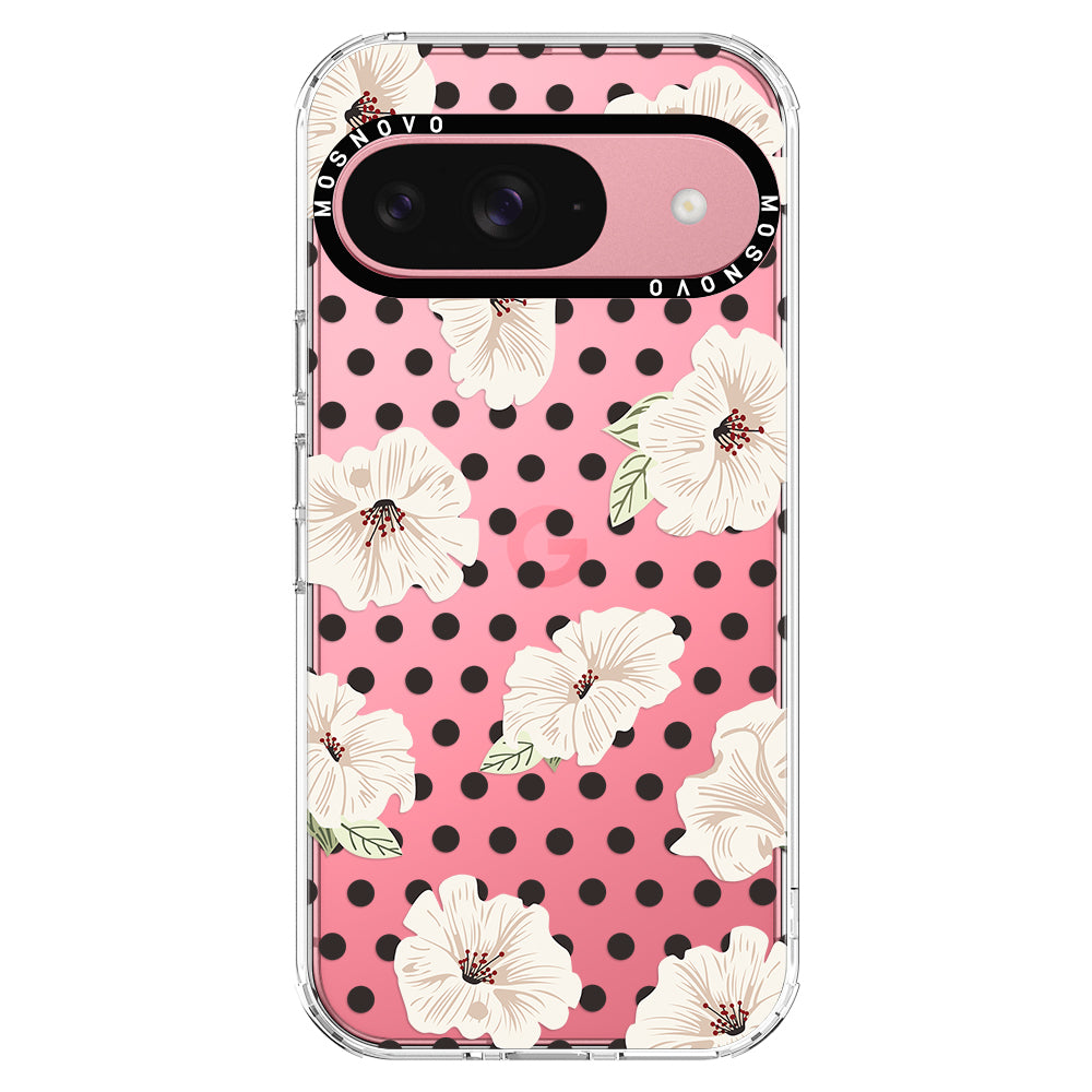 Vintage Hibiscus Flower Phone Case - Google Pixel 9 Case