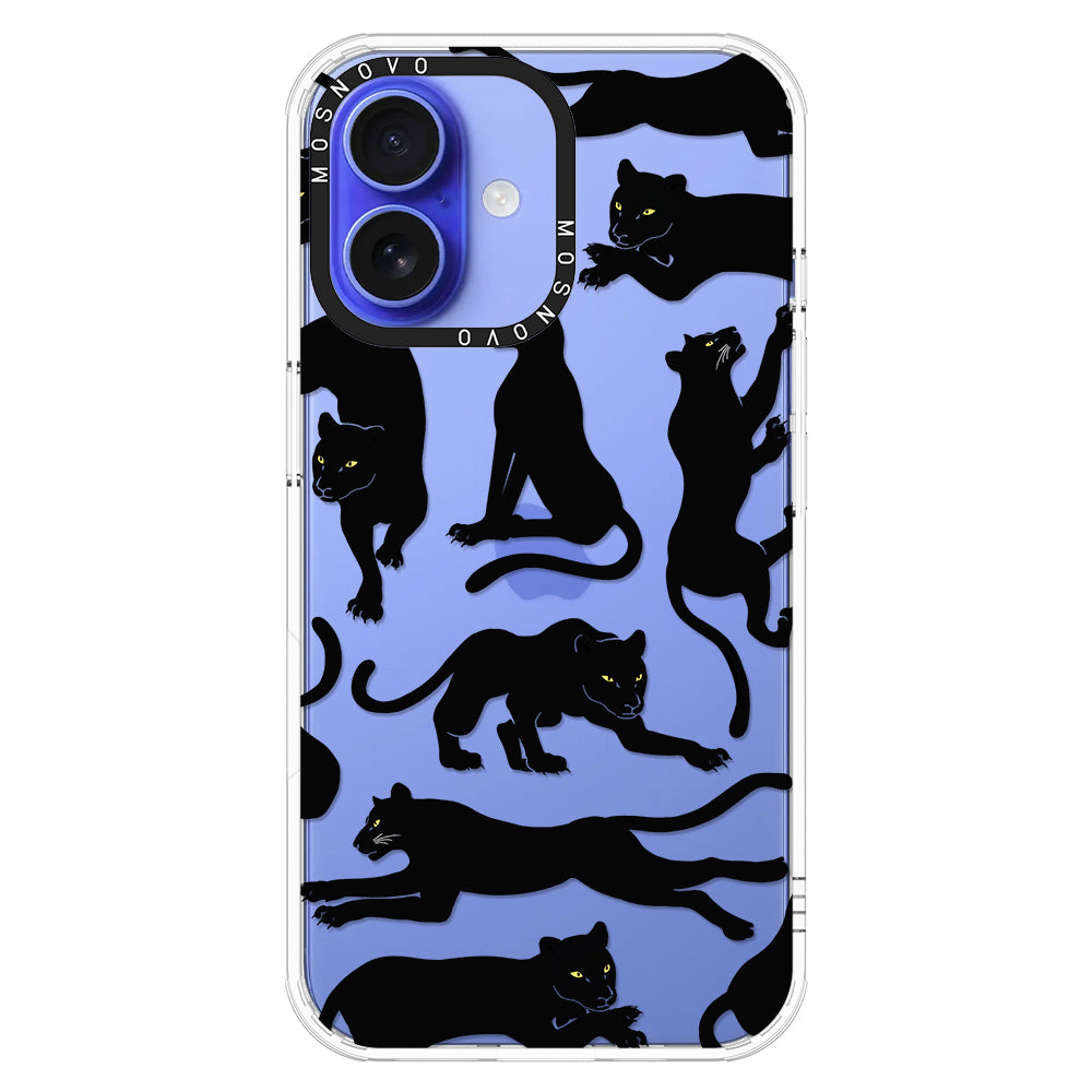 Black Panther Phone Case - iPhone 16 Plus Case - MOSNOVO