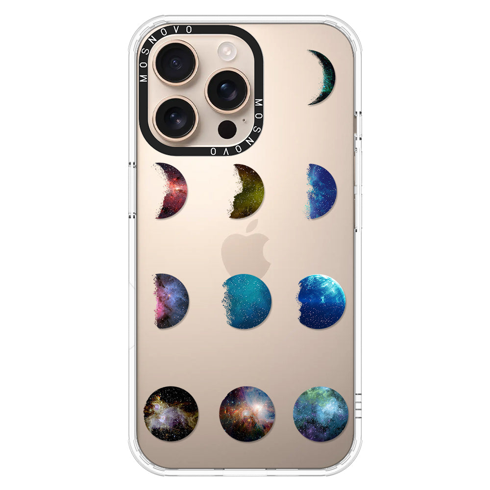 Moon Phase Phone Case - iPhone 16 Pro Max Case - MOSNOVO