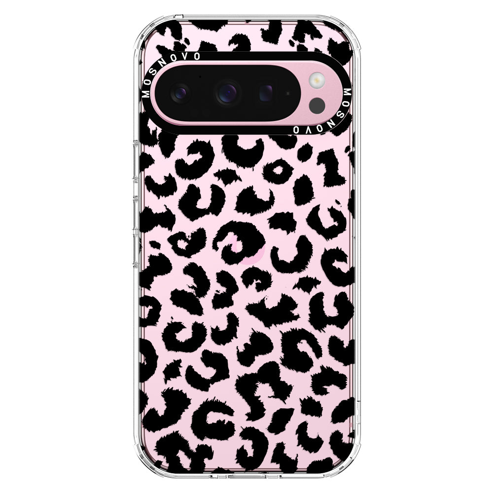 Black Leopard Print Phone Case - Google Pixel 9 Pro XL Case