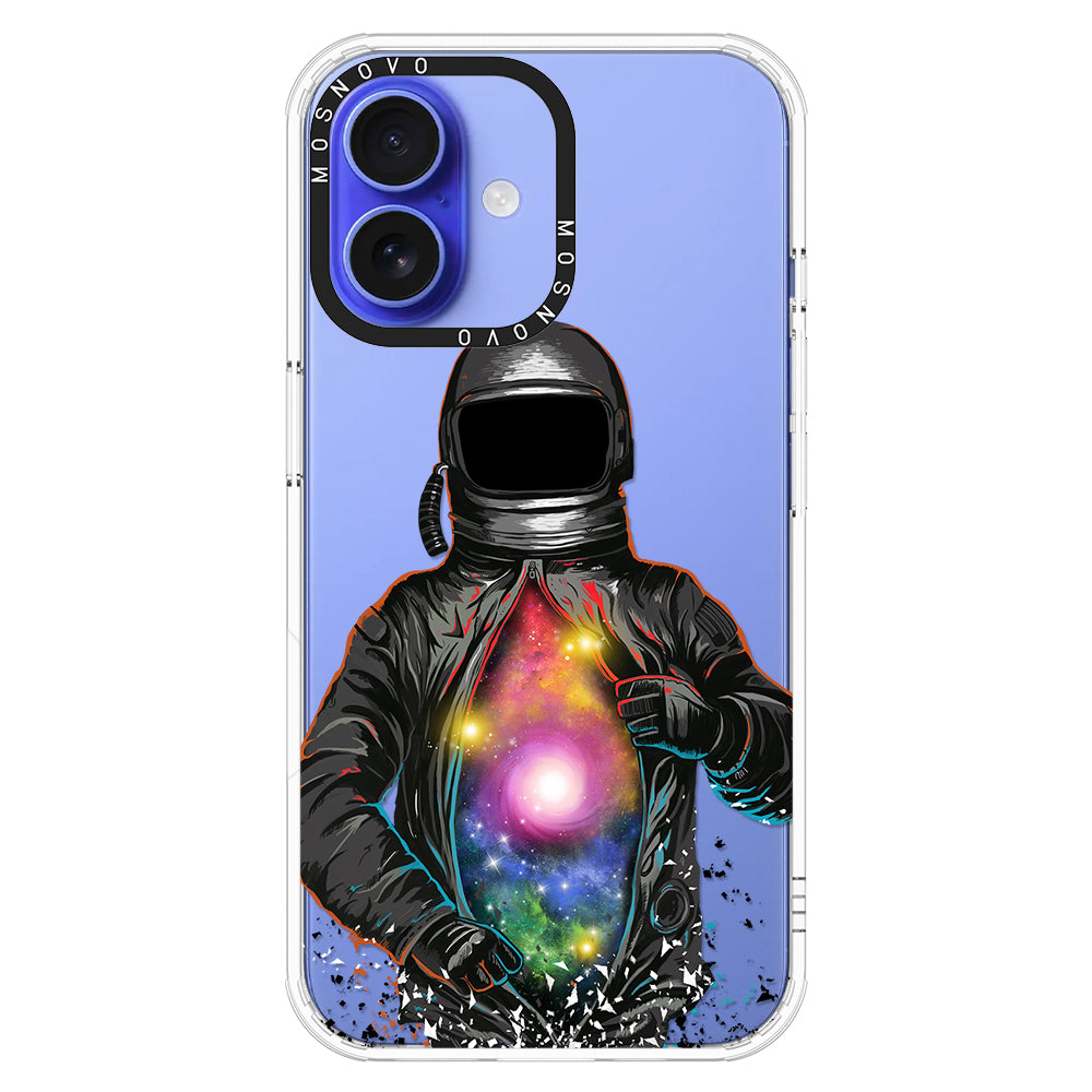 Mystery Astronaut Phone Case - iPhone 16 Plus Case - MOSNOVO