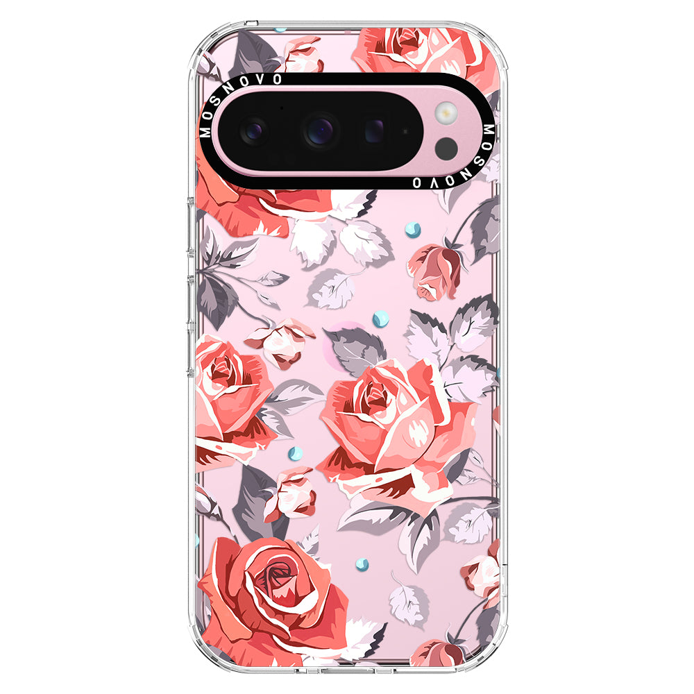 Retro Floral Phone Case - Google Pixel 9 Pro XL Case